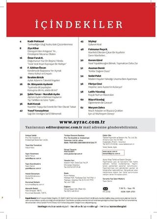 Ayraç Aylık Kitap Tahlili ve Eleştiri Dergisi Sayı:95 Eylül 2017