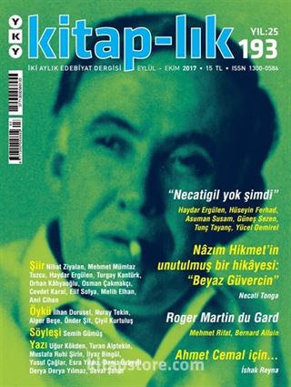 Kitap-lık Sayı:193 Eylül-Ekim 2017