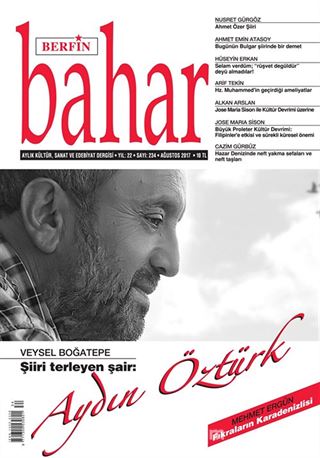 Berfin Bahar Aylık Kültür Sanat ve Edebiyat Dergisi Ağustos 2017 Sayı: 234