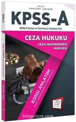 2018 KPSS A Ceza Hukuku Konu Anlatım