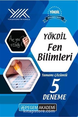 YÖKDİL Fen Bilimleri Tamamı Çözümlü 5 Deneme