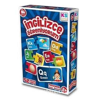 İngilizce Öğreniyorum 52 Parça Puzzle