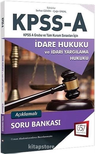 2018 KPSS A Grubu İdare Hukuku Açıklamalı Soru Bankası