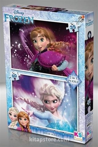 Frozen Puzzle 35+60 Parça