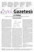 Can Aylık Öykü Gazetesi Sayı:12 Eylül 2017