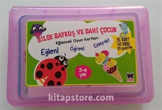 Bilge Baykuş ve Dahi Çocuk Kutulu Eğlenceli Bilgi Kartları (3-4 Yaş) Yeşil
