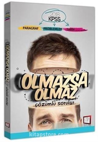 2018 KPSS Olmazsa Olmaz Çözümlü Sorular