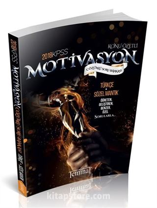 2018 KPSS Motivasyon Türkçe Konu Özetli Çözümlü Soru Bankası