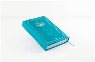 Kur'an-ı Kerim (Büyük Boy - Mıklepli - Turkuaz-Ciltli)