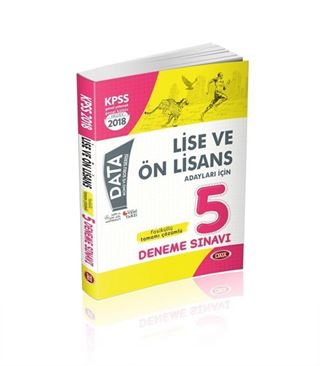 2018 KPSS Lise ve Önlisans Tamamı Çözümlü 5 Deneme Sınavı