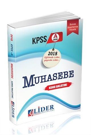 2018 KPSS A Muhasebe Konu Anlatımı