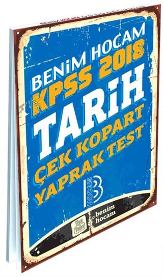 2018 KPSS Tarih Çek Kopart Yaprak Test