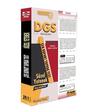 2018 DGS Türkçe Çek Kopart Yaprak Test
