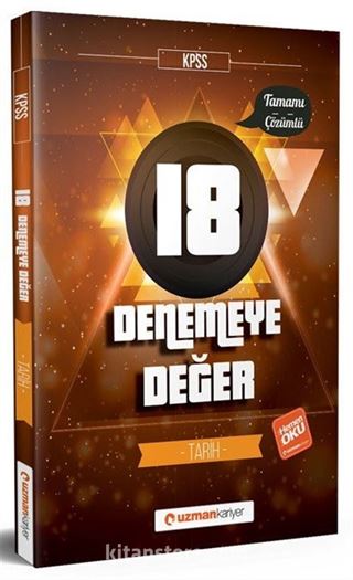 KPSS Denemeye Değer 18 Tarih Tamamı Çözümlü