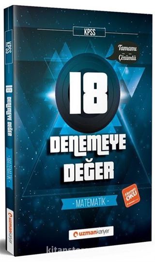 KPSS Denemeye Değer 18 Matematik Tamamı Çözümlü