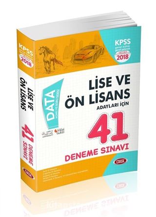 2018 KPSS Lise ve Önlisans 41 Deneme Sınavı
