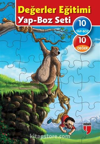 Değerler Eğitimi Yap-Boz Serisi (10 Adet-Yap-boz)