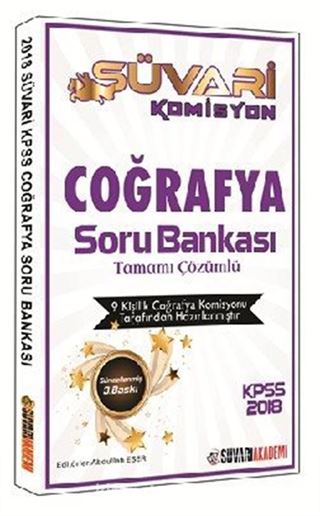 2018 KPSS Coğrafya Tamamı Çözümlü Soru Bankası