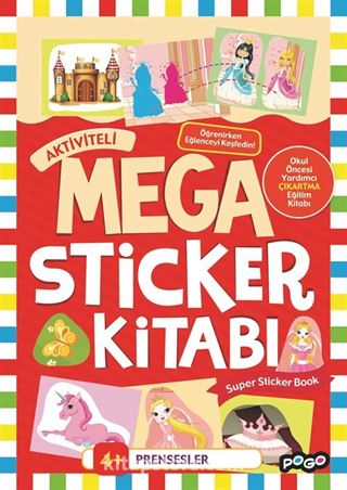 Mega Sticker Kitabı / Prensesler