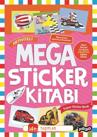 Aktiviteli Mega Sticker / Taşıtlar