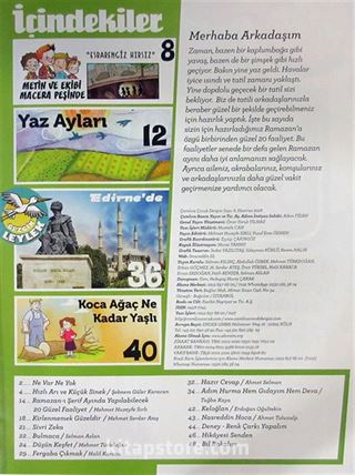 Çamlıca Çocuk Dergisi Sayı: 6 Haziran 2016