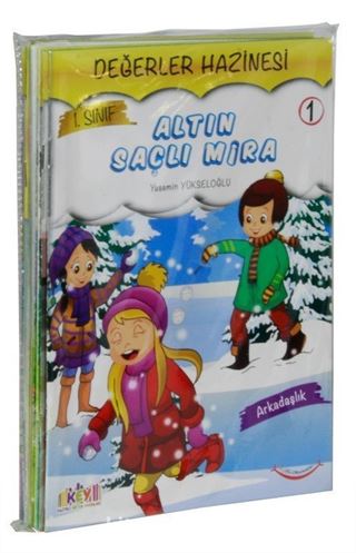 1. Sınıf Değerler Hazinesi (10 Kitap + Değerlendirme Testi Hediye)