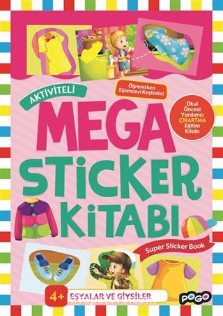 Aktiviteli Mega Sticker / Eşyalar ve Giysiler