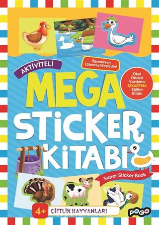 Aktiviteli Mega Sticker / Çiftlik Hayvanları