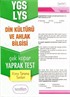 YGS - LYS Din Kültürü ve Ahlak Bilgisi Konu Tarama Yaprak Testleri