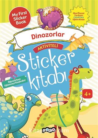 Aktiviteli Sticker Kitabı / Dinozorlar