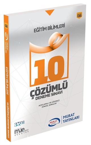 2018 KPSS 10 Çözümlü Deneme Sınavı Eğitim Bilimleri