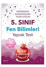 5. Sınıf Fen Bilimleri Yaprak Testi
