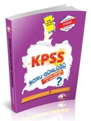 2018 KPSS Soru Günlüğü-Öğretim Yöntem ve Teknikleri