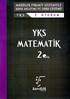 YKS 2. Oturum Matematik 2. Kitap Konu Anlatımı ve Soru Çözümü