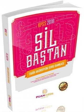 2018 KPSS Sil Baştan Tarih Akordiyon Soru Bankası
