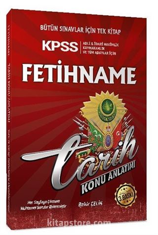 2018 KPSS ve Tüm Sınavlar Fetihname Tarih Konu Anlatımlı