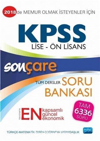 KPSS Lise-Önlisans Tüm Dersler Soru Bankası