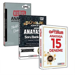 2018 KPSS Anayasa Konu Soru Deneme Seti (3 Kitap)