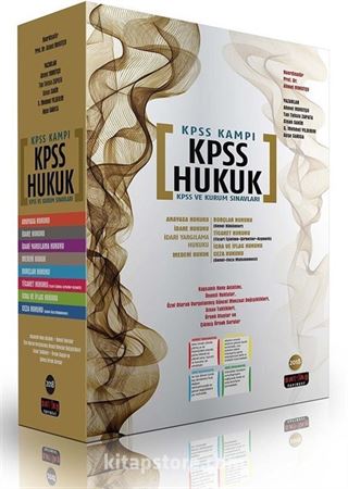 2018 KPSS Kampı Hukuk Konu Anlatımlı Modüler Set