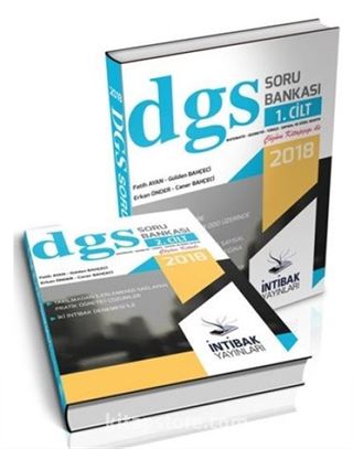2018 DGS Çözümlü Soru Bankası (2 Cilt)