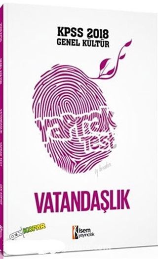 2018 KPSS Genel Kültür Vatandaşlık Yaprak Test