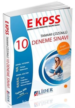 2018 E-KPSS Tamamı Çözümlü 10 Deneme Sınavı