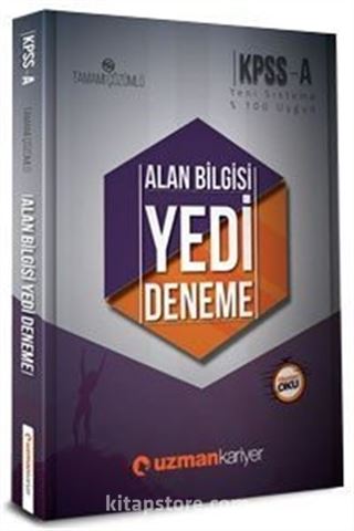 KPSS A Grubu 7 Deneme Çözümlü
