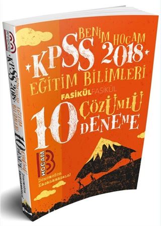 2018 KPSS Eğitim Bilimleri Tamamı Çözümlü 10 Deneme
