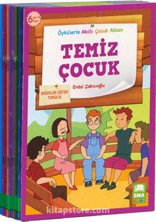 Öykülerle Akıllı Çocuk Alican (Değerler Eğitimi 10 Kitap Set)