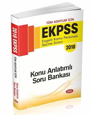 2018 EKPSS Tüm Adaylar İçin Engelli Kamu Personeli Seçme Sınavı Konu Anlatımlı Soru Bankası