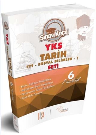 2018 YKS Sınav Koçu Tarih Sosyal Bilimler 1 Konu Anlatımlı Soru Fasikül Seti