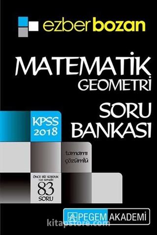 2018 KPSS Ezberbozan Matematik - Geometri Soru Bankası