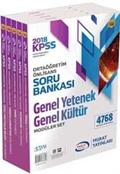 2018 KPSS Modüler Soru Bankası Genel Yetenek Genel Kültür Ortaöğretim - Ön Lisans (5 Kitap)