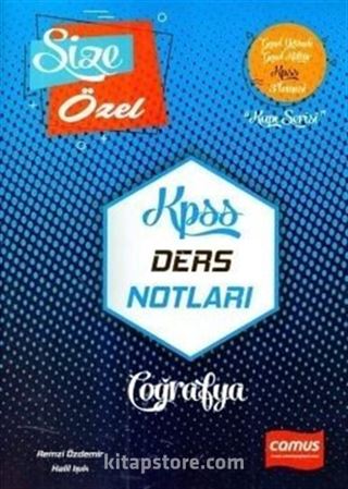 2018 KPSS Genel Yetenek Genel Kültür Coğrafya Ders Notları